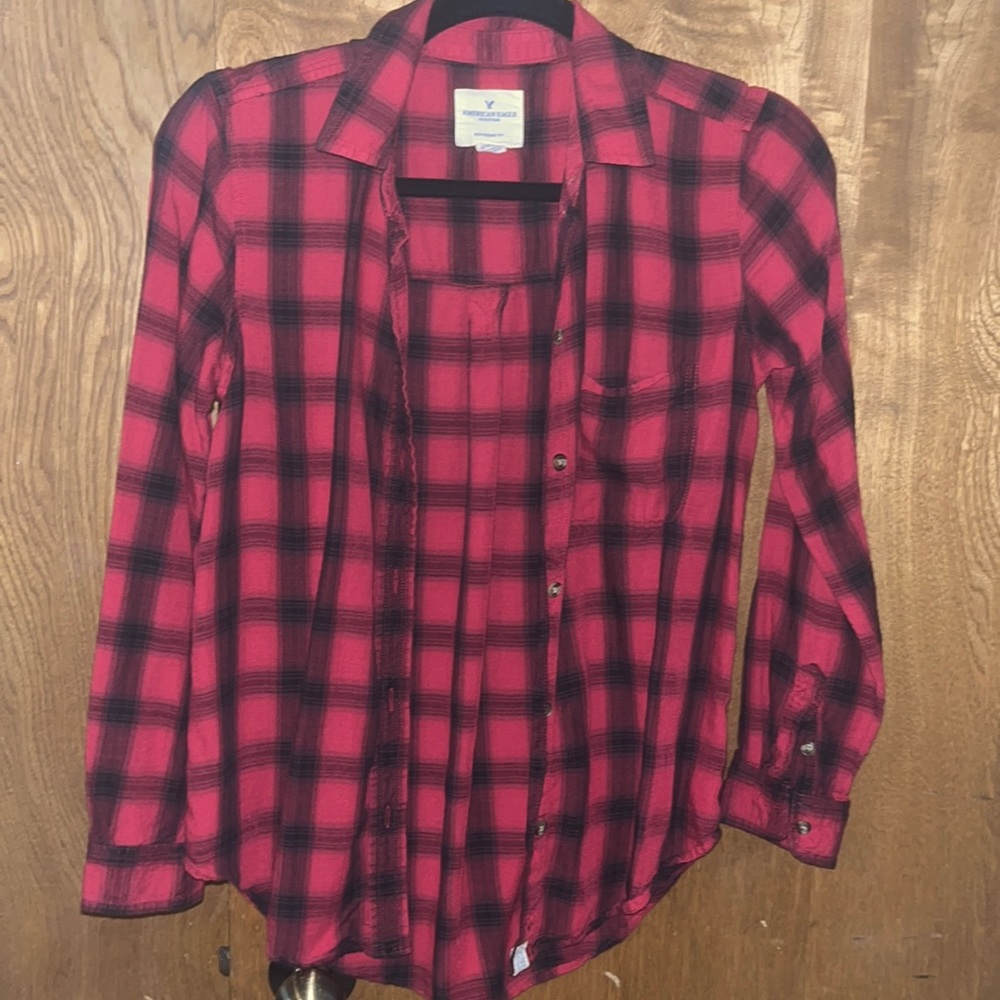 American eagle button up shirt